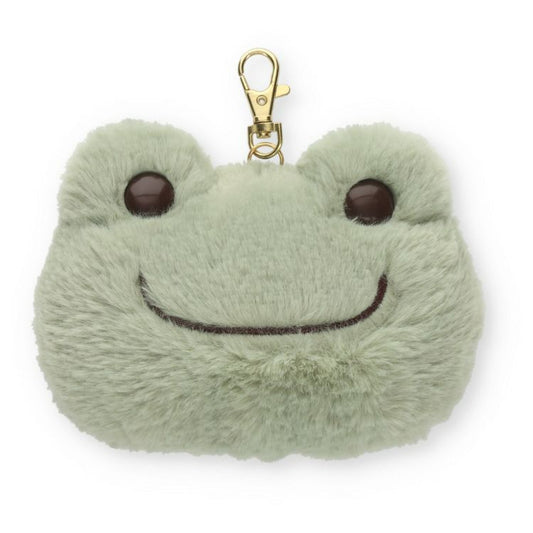 Pickles The Frog | Fluffy Pass Case Keychain 100X135X50Mm