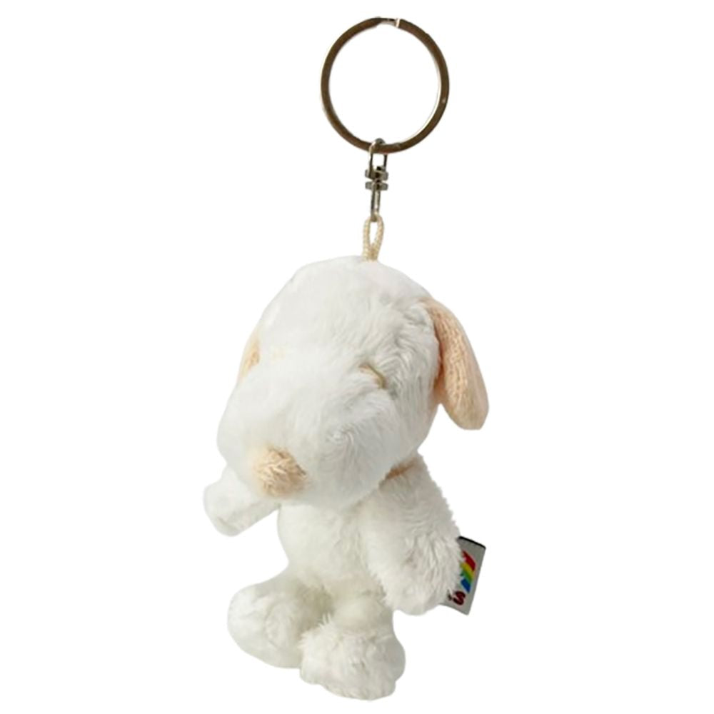 PEANUTS | Snoopy Rainbow Plush Keychain Mascot Holder 7cm x 7cm x 12cm (WH)