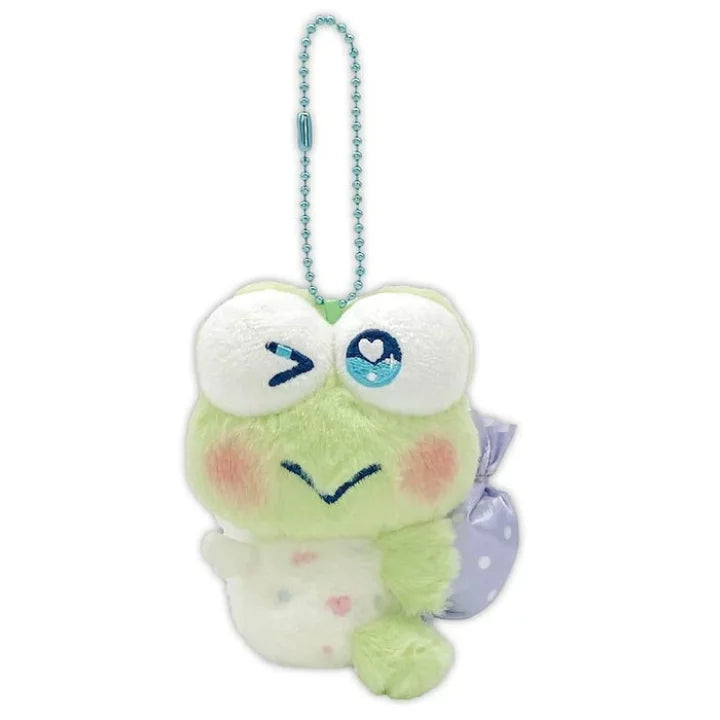 SANRIO | Keroppi Mascot Holder Bag Charm Plush Keychain 90×80×110mm (Dolly Mix Petit)