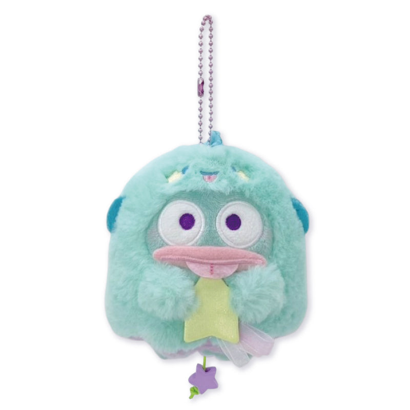 SANRIO | Hangyodon Mascot Holder Bag Charm Plush Keychain 120×125×80mm (Halloween Starry Ghost)