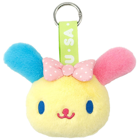 SANRIO | Usahana Face Tag Mascot Keychain Bag Charm 14mm