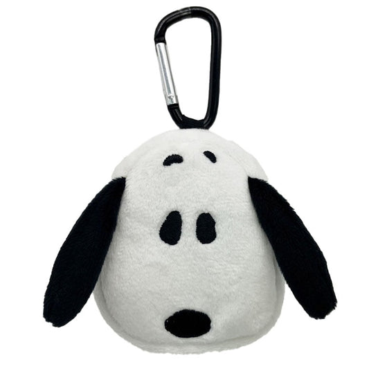 PEANUTS | SNOOPY Mini Pouch Mascot Holder Keychain 85×95×40m (White & Black)