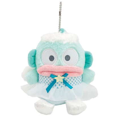 SANRIO | Hangyodon Mascot Holder Bag Charm Plush Keychain 140×75×135mm (Angel Ballerina)