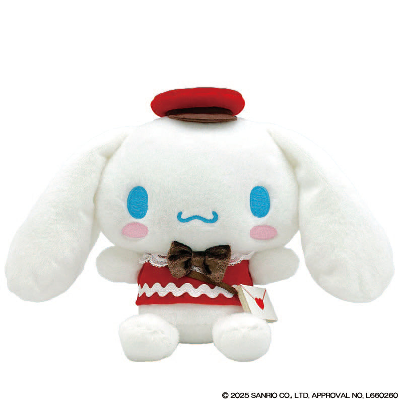 SANRIO | Cinnamoroll Plush Toy Plush Doll 120x230x195mm (Lovely Love Letter)