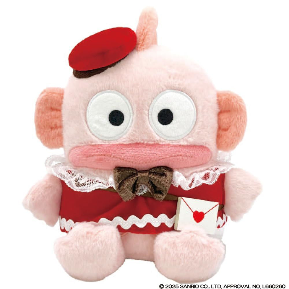 SANRIO | Hangyodon Plush Toy Plush Doll 120x230x195mm (Lovely Love Letter)
