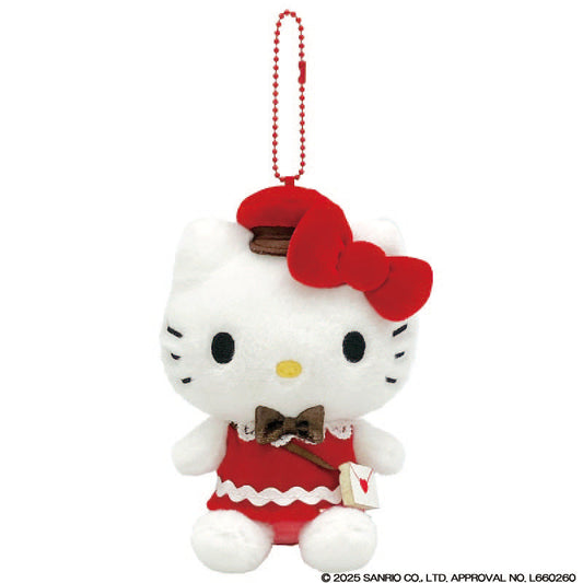 SANRIO | Hello Kitty Mascot Holder Bag Charm Plush Keychain 80x145x160mm (Lovely Love Letter)