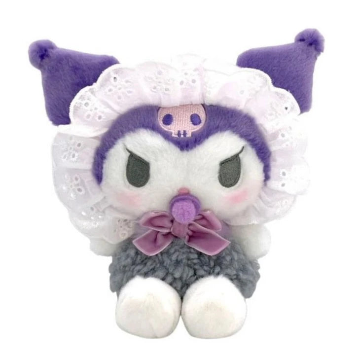 Sanrio | Kuromi Fluffy Plush Toy 180×135×110mm (Baby)