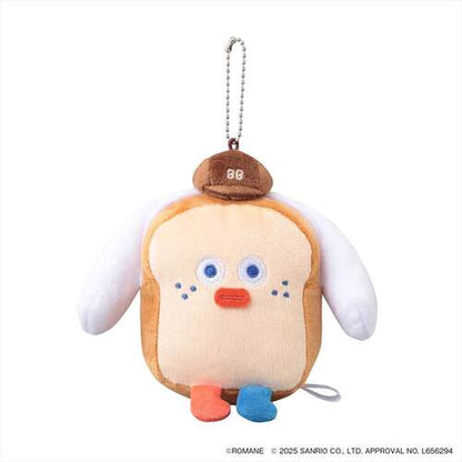 Branch Brother x Sanrio | Cinnamoroll x Toast Mascot Holder Bag Charm Plush Keychain 145x150x60mm