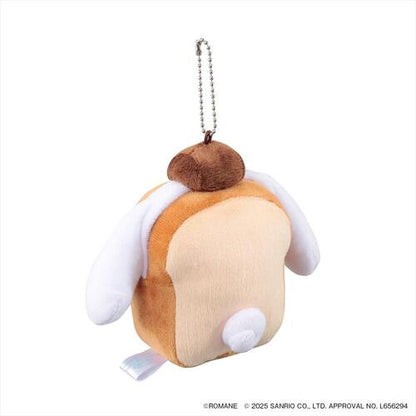 Branch Brother x Sanrio | Cinnamoroll x Toast Mascot Holder Bag Charm Plush Keychain 145x150x60mm