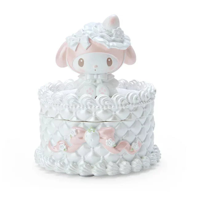 Sanrio | My Melody Accessory Tray 8.5 X 11 Cm (White Strawberry Tea Time Series) 日本三丽鸥