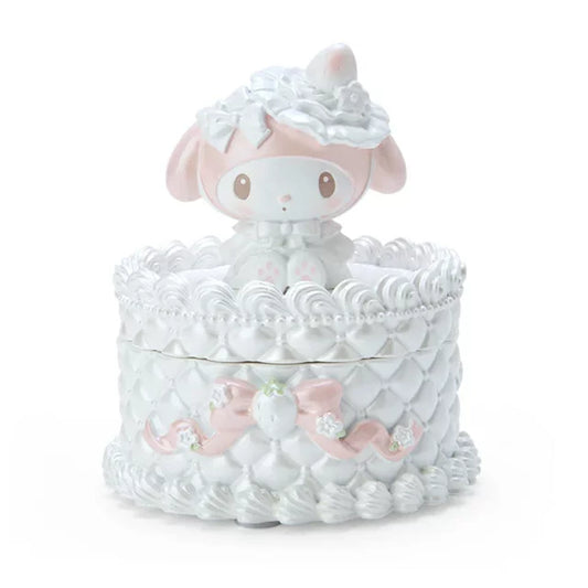 Sanrio | My Melody Accessory Tray 8.5 X 11 Cm (White Strawberry Tea Time Series) 日本三丽鸥