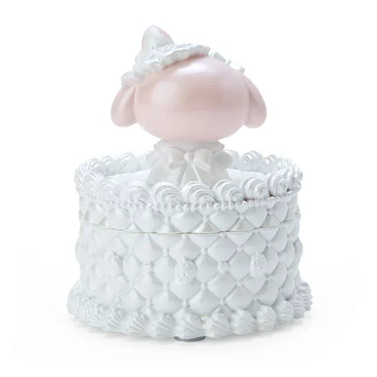 Sanrio | My Melody Accessory Tray 8.5 X 11 Cm (White Strawberry Tea Time Series) 日本三丽鸥