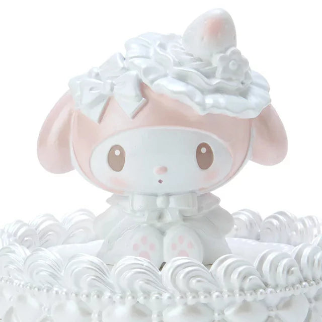 Sanrio | My Melody Accessory Tray 8.5 X 11 Cm (White Strawberry Tea Time Series) 日本三丽鸥