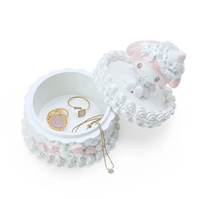 Sanrio | My Melody Accessory Tray 8.5 X 11 Cm (White Strawberry Tea Time Series) 日本三丽鸥