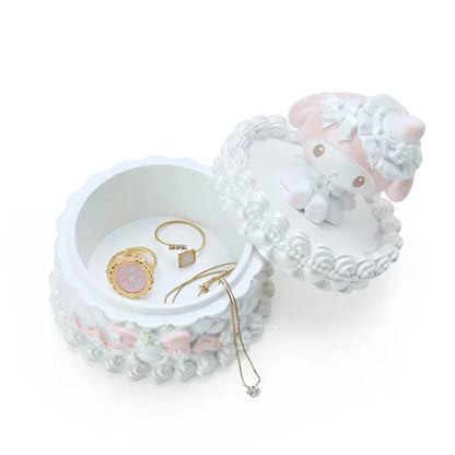 Sanrio | My Melody Accessory Tray 8.5 X 11 Cm (White Strawberry Tea Time Series) 日本三丽鸥