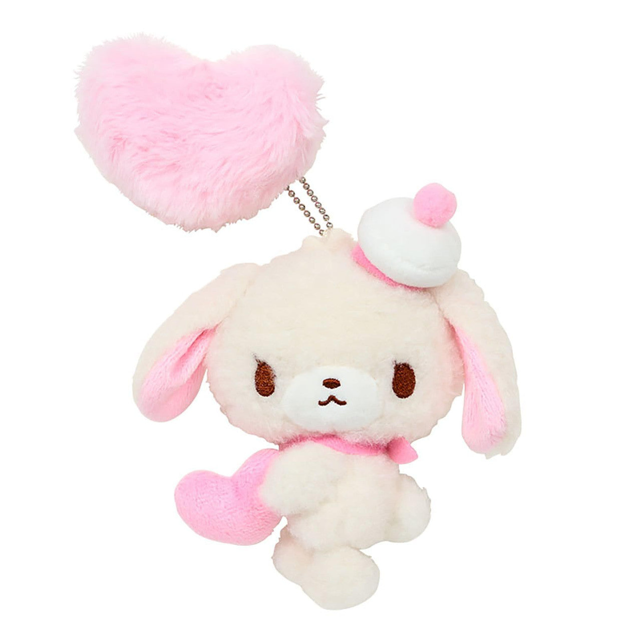 Sanrio Other Mascot Holder (Heisei Era Character Fluffy Heart) Sugarbunnies (Shirousa)