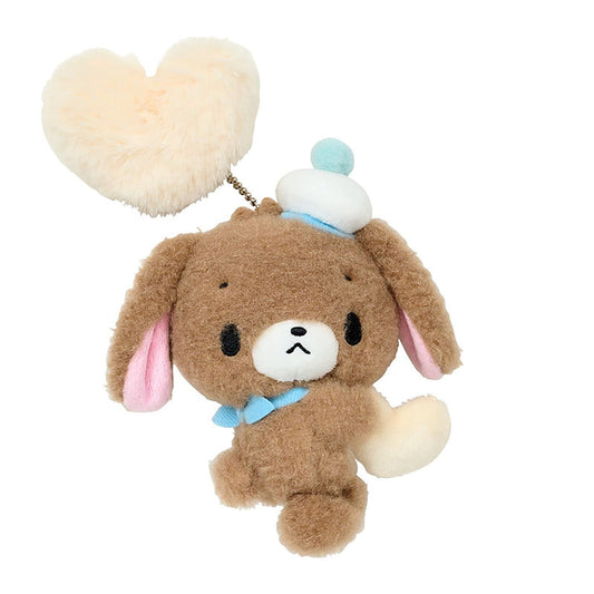 Sanrio Other Mascot Holder (Heisei-Born Character Fuwafuwa Heart) Sugarbunnies (Kurousa)
