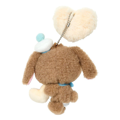 Sanrio Other Mascot Holder (Heisei-Born Character Fuwafuwa Heart) Sugarbunnies (Kurousa)