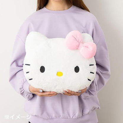 SANRIO | Hello Kitty Pompompurin Face-shaped Cushion S 35.9×30.9×13.9cm