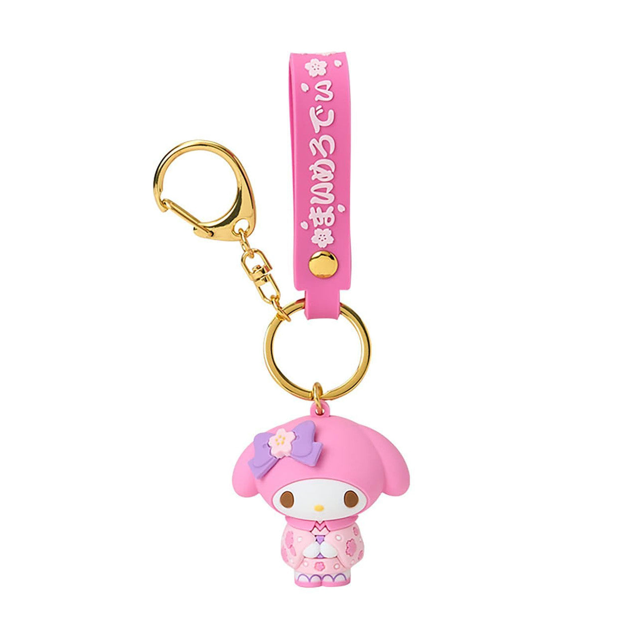 Sanrio | My Melody Mascot Keycharm / Keychain 3.3 X 7.7 8.1Cm (Kimono)