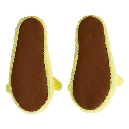 Sanrio | Pompom Purin Face-Shaped Slippers (Kids/Adult)