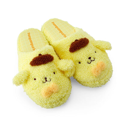 Sanrio | Pompom Purin Face-Shaped Slippers (Kids/Adult)