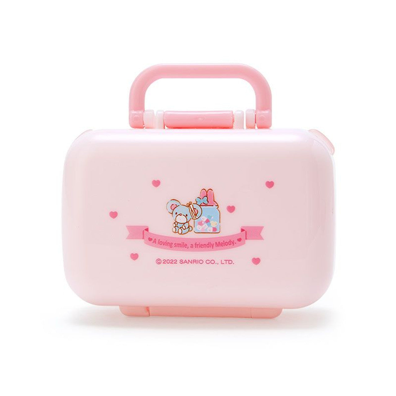 SANRIO | Foldable Compact Medicine Case 7.5×3.3×5.8cm (My Melody)