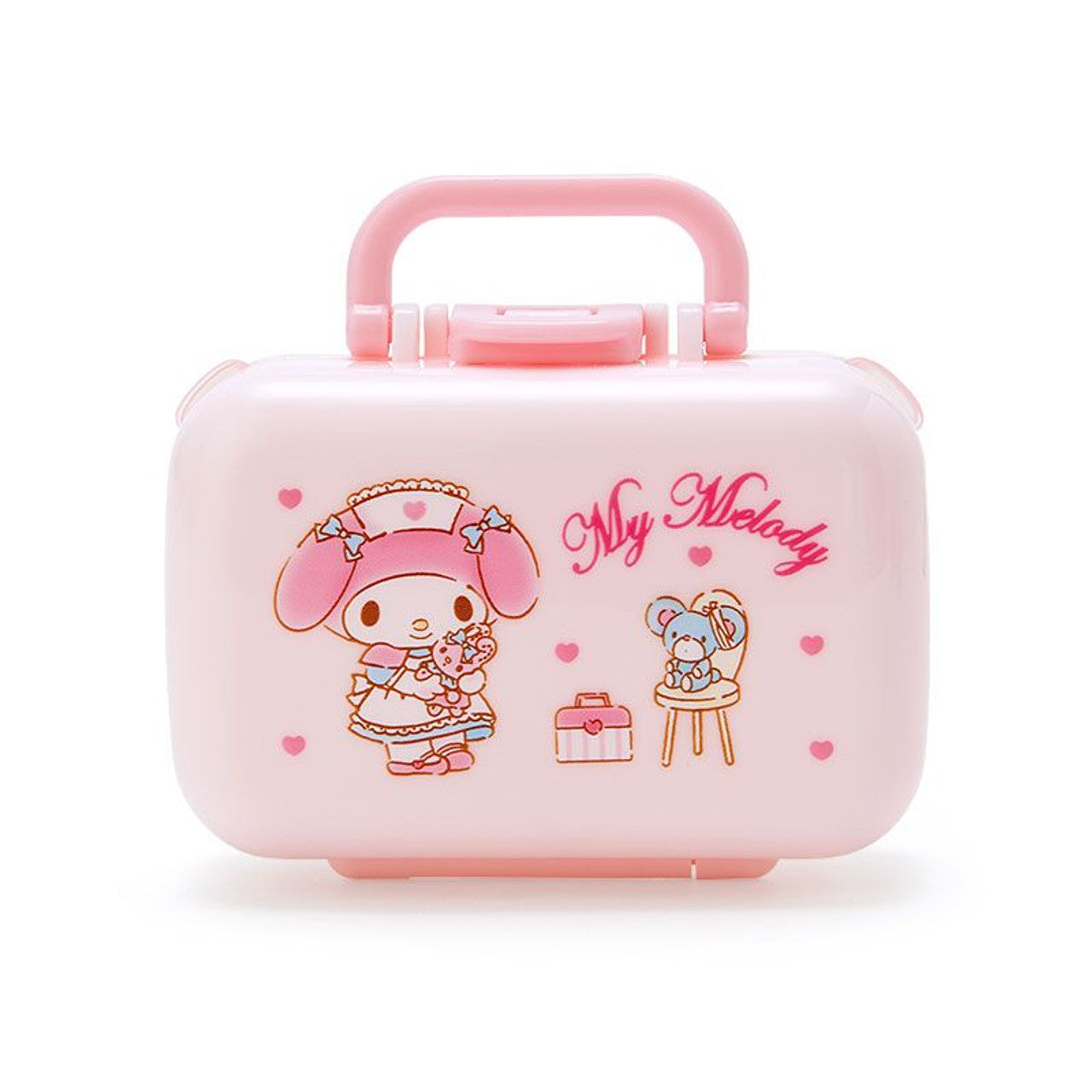 SANRIO | Foldable Compact Medicine Case 7.5×3.3×5.8cm (My Melody)