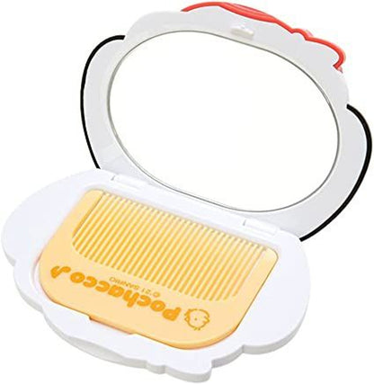 SANRIO | Pochacco Face Mirror & Comb Set 10.4 x 1.6 x 9.2cm