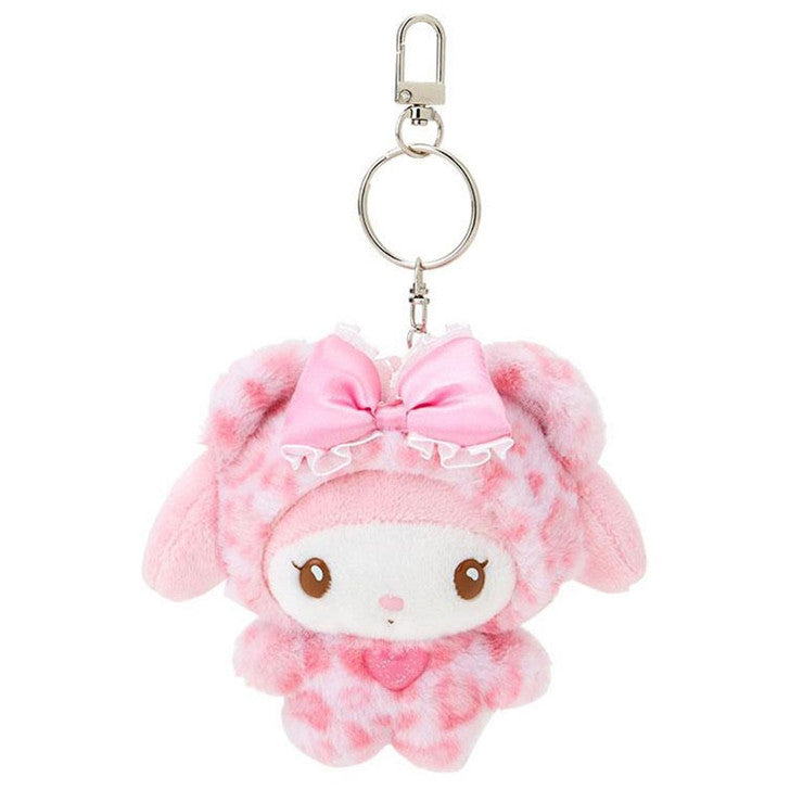 Sanrio | Mascot Holder Plush Keychain 8×5×14Cm (Gal Kuma) 美乐蒂My Melody