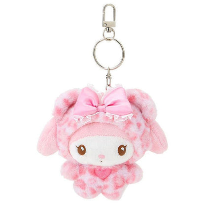Sanrio | Mascot Holder Plush Keychain 8×5×14Cm (Gal Kuma) 美乐蒂My Melody