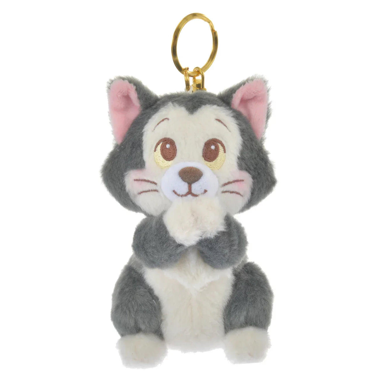 DISNEY | Pinocchio Cat Figaro Plush Keychain Mascot Holder Toy 14 x 8.5 x 12 cm