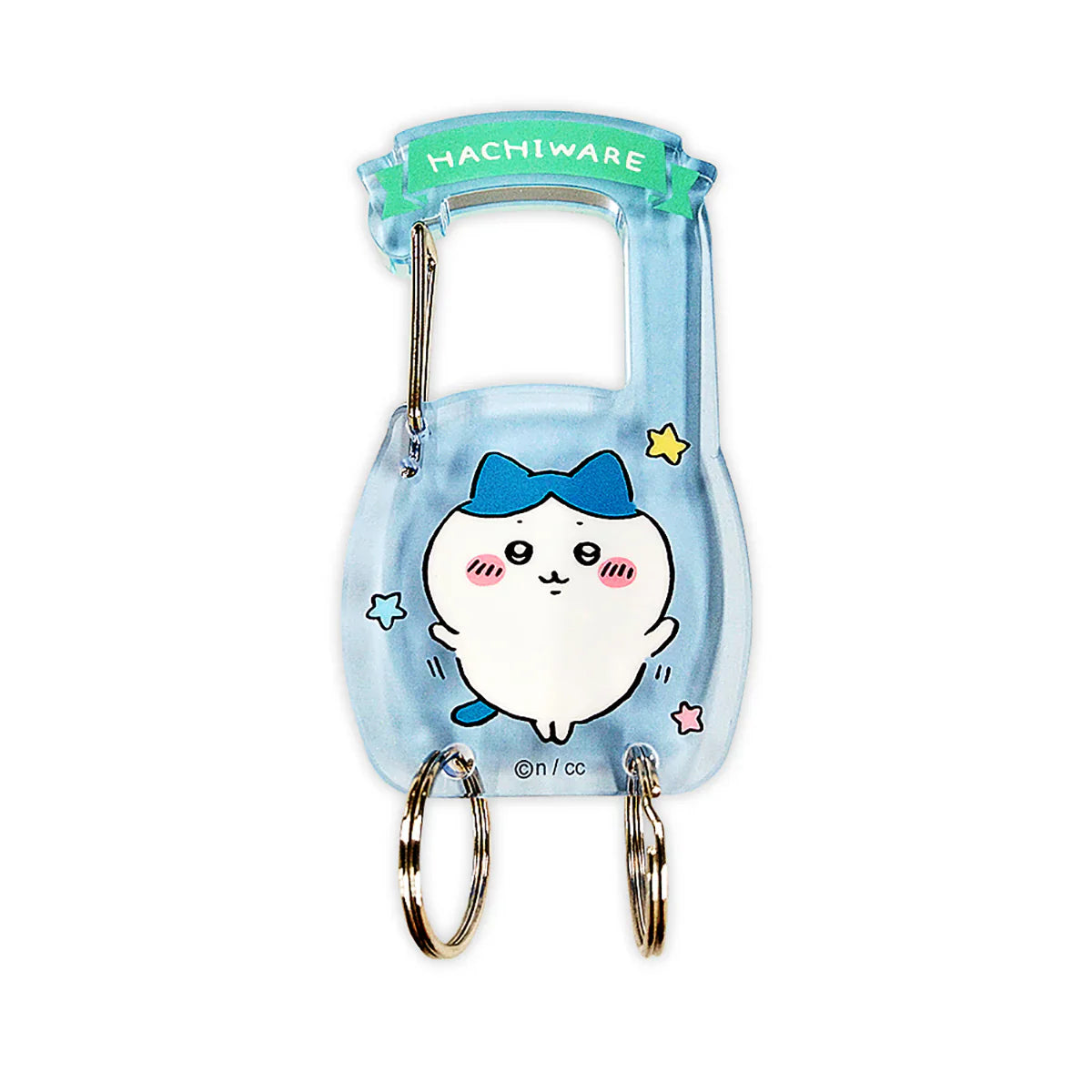 CHIIKAWA | Carabiner Key Ring Keychain 95×45×5mm (Hachiware)