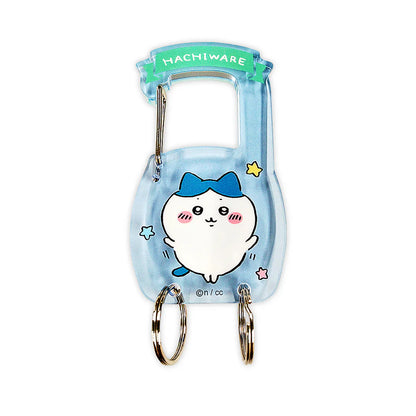 CHIIKAWA | Carabiner Key Ring Keychain 95×45×5mm (Hachiware)