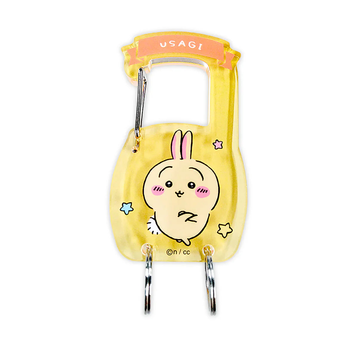 CHIIKAWA | Carabiner Key Ring Keychain 95×45×5mm (Usagi)