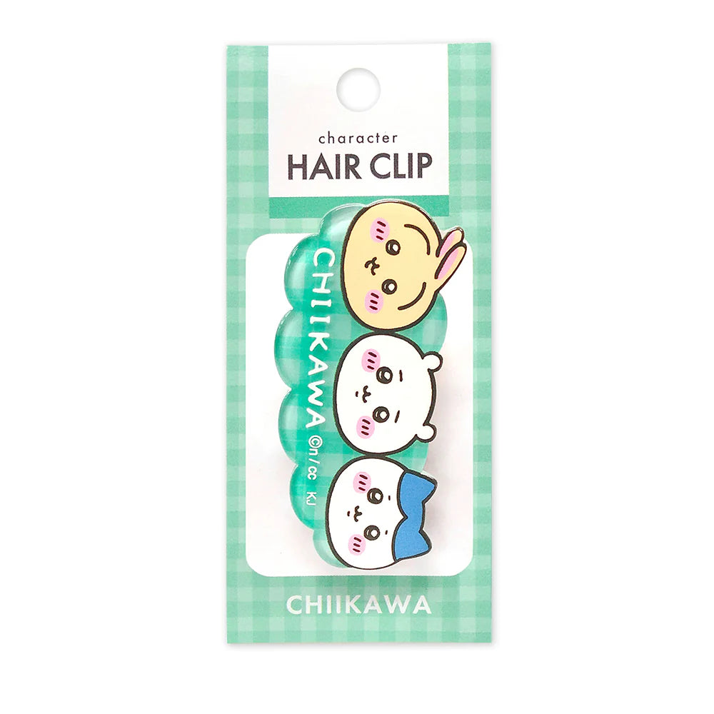 CHIIKAWA | Chiikawa & Hachiware & Usagi Acrylic Hair Clip 70×30×15mm