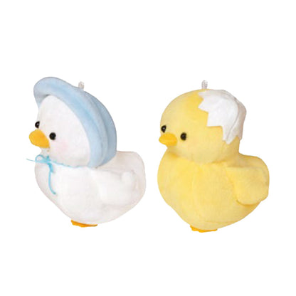 Crux | Plush Keychain With Magnet Set W115×H150×D80Mm (Duck & Chick)