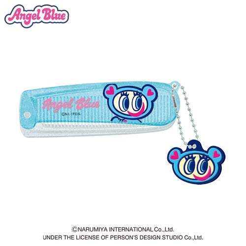 Angel Blue | Folding Brush & Comb 32×97×6mm
