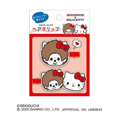 Monchhichi x Hello Kitty | Hair Clip H115 x W80mm