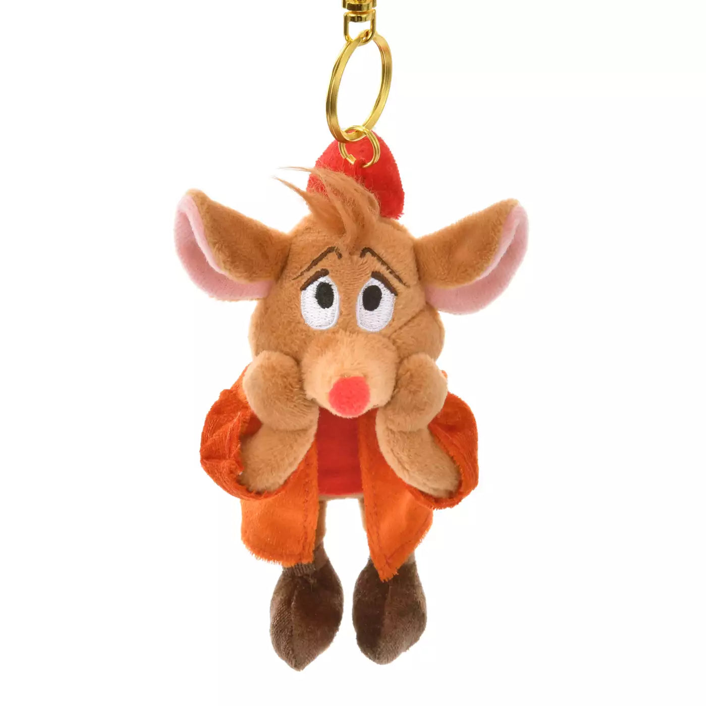 DISNEY | Jaq Plush Keychain Mascot Holder Cinderella 16×8.5×10cm (CAT DAY 2025)