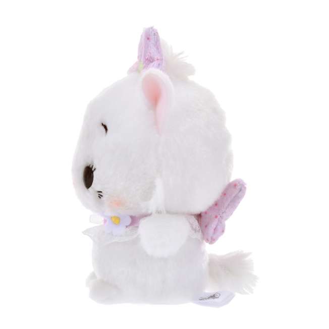 DISNEY | Marie Cat Urupocha-chan Plush Doll H12×W12.5×D8cm (STRAWBERRY COLLECTION)