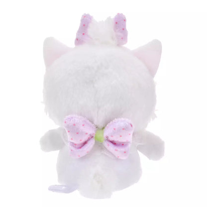 DISNEY | Marie Cat Urupocha-chan Plush Doll H12×W12.5×D8cm (STRAWBERRY COLLECTION)