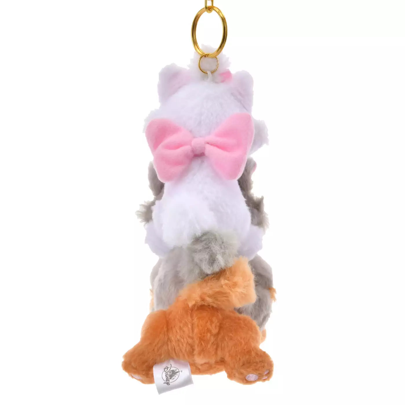 DISNEY | Aristocats Plush Keychain Mascot Holder Marie Berlioz Toulouse Cat 15×3.5×1.7cm (DISNEY CAT DAY 2025)