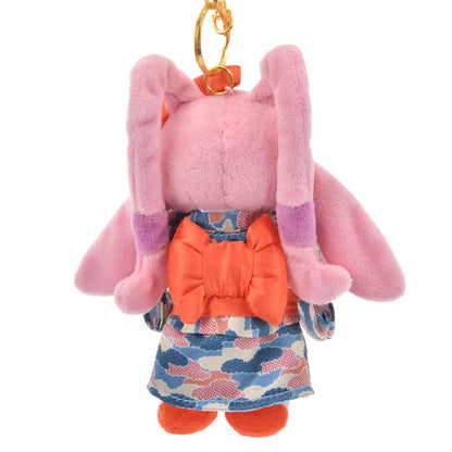 DISNEY | Kimono Angel Mascot Holder Plush Keychain Stitch and Angel 14×14×7cm Collectio (Japan Original))