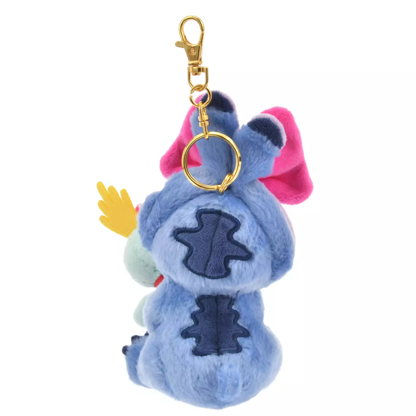 DISNEY | Stitch & Scrump Plush Keychain Mascot Holder 17.5×8.5×15cm (Ribbon Stitch)