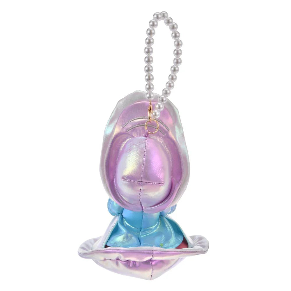 DISNEY | Alice Granny Oyster Plush Keychain with Pearl Chain 18 x 11.5 x 10.5cm (Aurora Young Oyster)