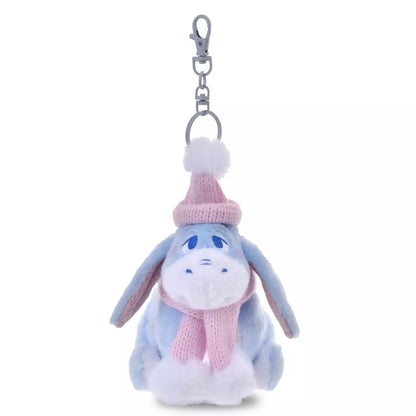 DISNEY | Tokyo Disney Store Eeyore Plush Keychain Bag Charm Mascot 140×130×80mm (Winter Shiny Color)