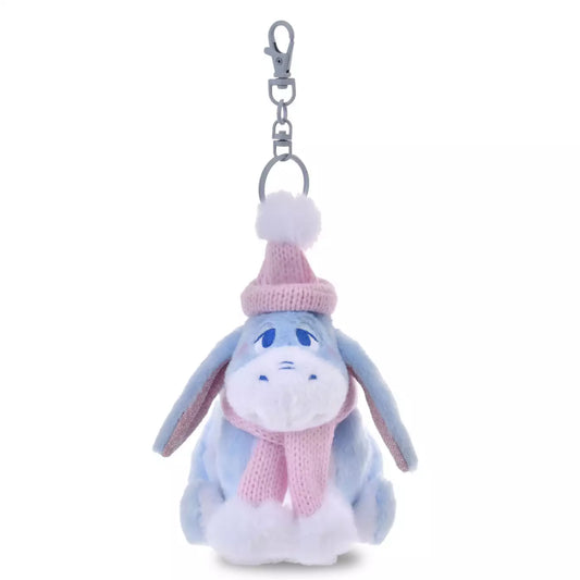 DISNEY | Tokyo Disney Store Eeyore Plush Keychain Bag Charm Mascot 140×130×80mm (Winter Shiny Color)