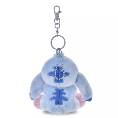 DISNEY | Tokyo Disney Store Stitch Plush Keychain Bag Charm Mascot 140×130×80mm (Winter Shiny Color)