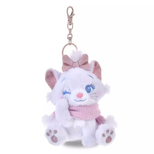 DISNEY | Tokyo Disney Store Marie Cat Plush Keychain Bag Charm Mascot 160×115×125mm (Winter Shiny Color)